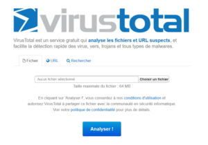 Virus-total- accueil